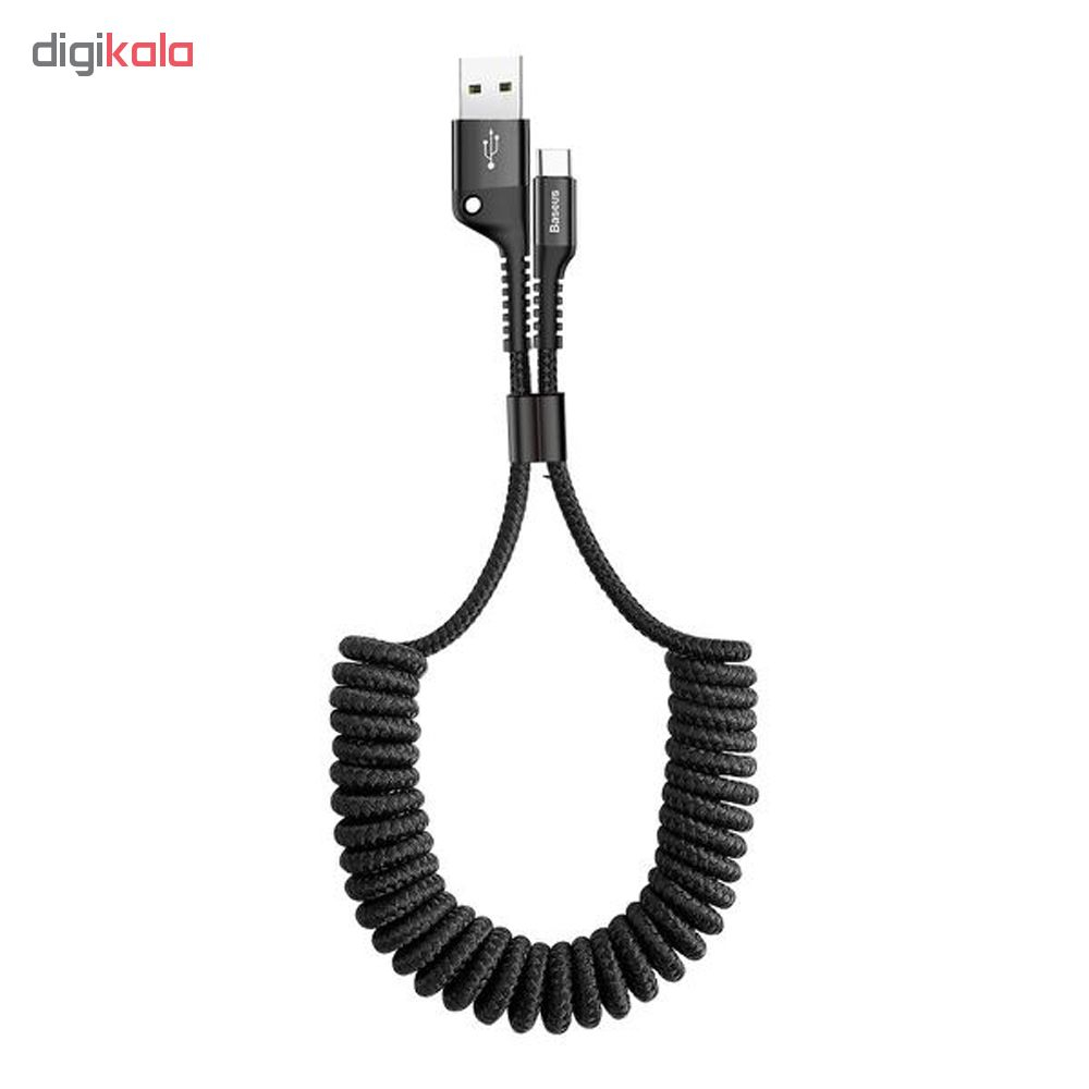 کابل تبدیل USB به Type-c باسئوس مدل CATSR-01 طول 1 متر