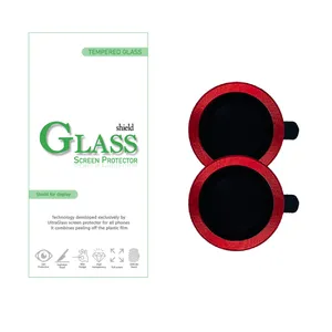  محافظ لنز دوربین شیلد گلس مدل RING مناسب برای گوشی موبایل اپل iPhone 14 Plus