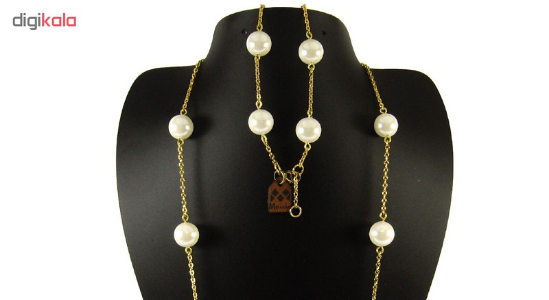 نیم ست طلا 18 عیار زنانه مانچو مدل smg005