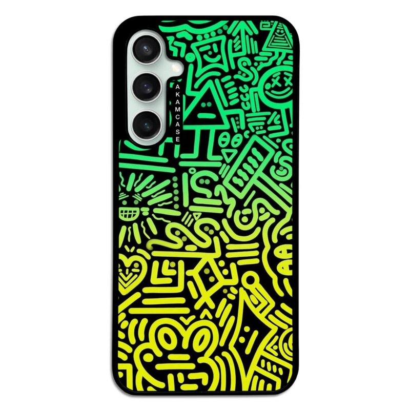 کاور آکام مدل AMC-WSGS23FE-DOODLE16 مناسب برای گوشی موبایل سامسونگ Galaxy S23 FE