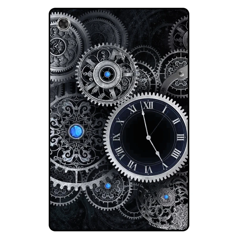 کاور مگافون طرح ساعت مدل 7741 مناسب برای تبلت لنوو Tab M10 Plus
