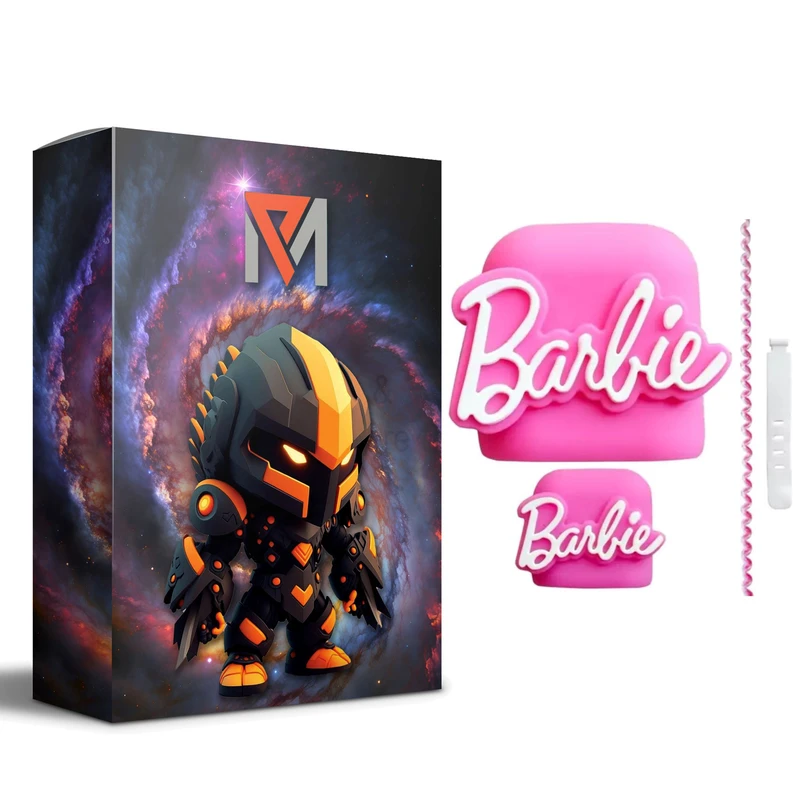 محافظ کابل ام پی مدل عروسکی به همراه محافظ شارژر دیواری مجموعه 4 عددی