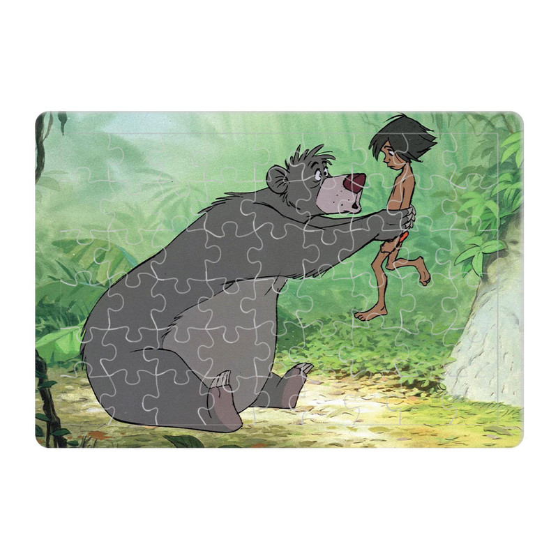 پازل 54 تکه هومرو مدل PL601 طرح انیمیشن کتاب جنگل