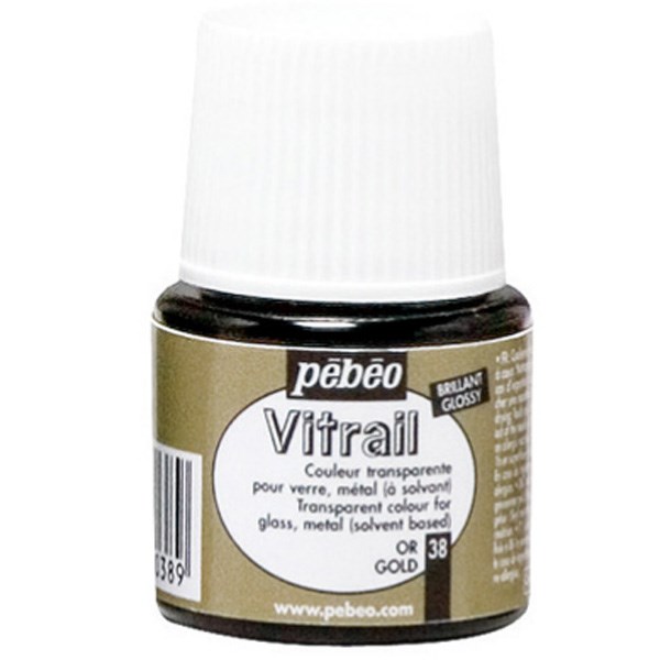 رنگ شیشه پ ب او مدل Vitrail کد 38 حجم 45 میلی لیتر