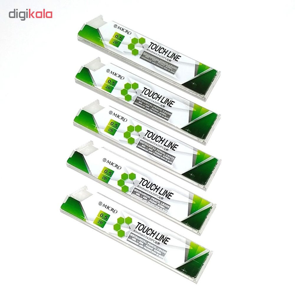 نوک مداد نوکی 0.5 میلی متری میکرو مدل TOUCH-LINE - بسته 5 عددی نوک مداد نوکی 0.5 میلی متری میکرو مدل TOUCH-LINE - بسته 5 عددی