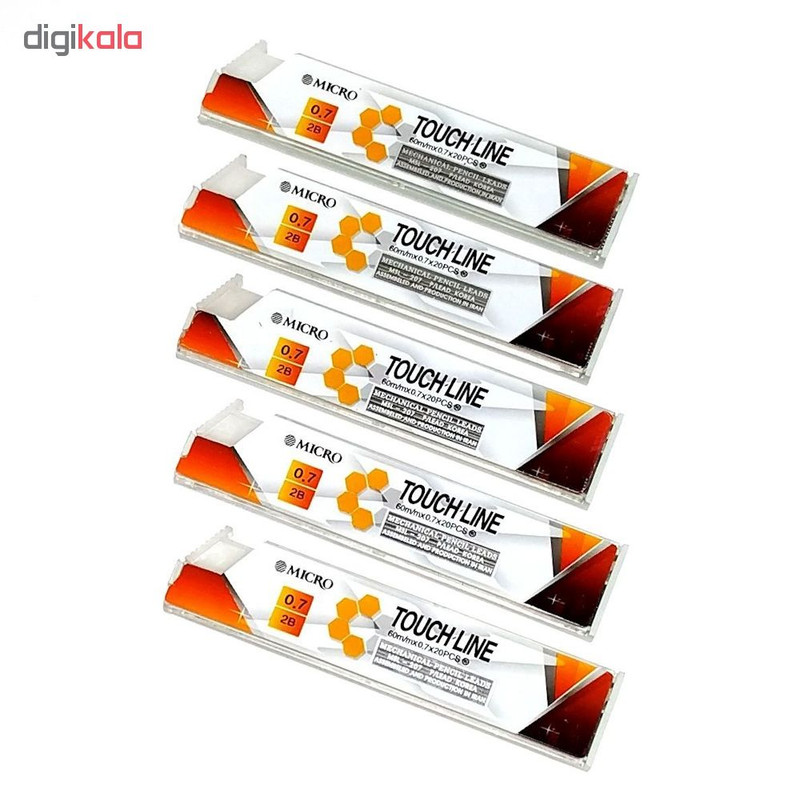 نوک‌ مداد نوکی 0.7 میلی متری میکرو مدل TOUCH-LINE - بسته 5 عددی