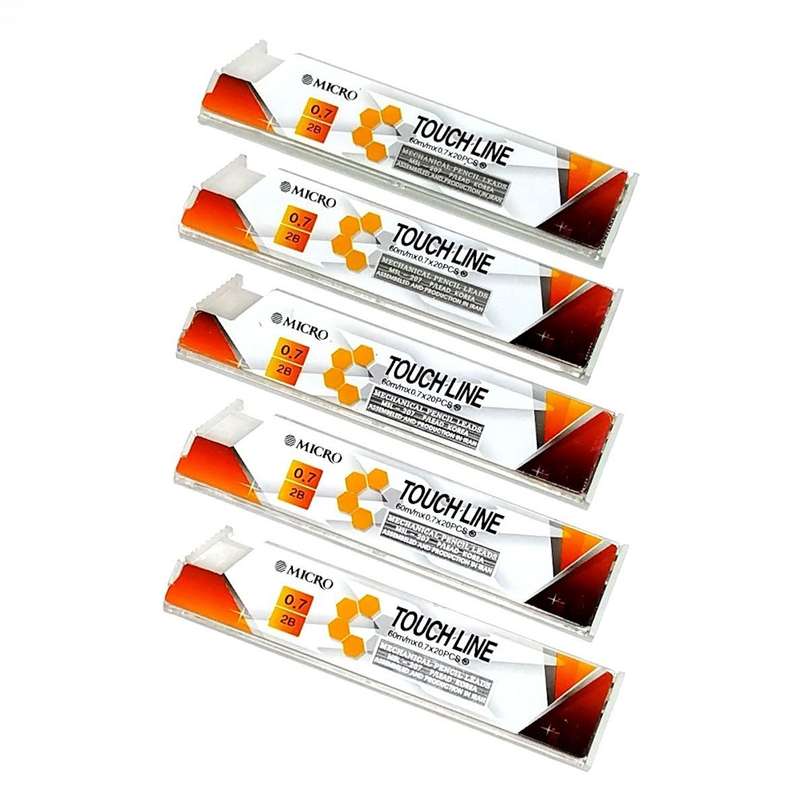 نوک‌ مداد نوکی 0.7 میلی متری میکرو مدل TOUCH-LINE - بسته 5 عددی