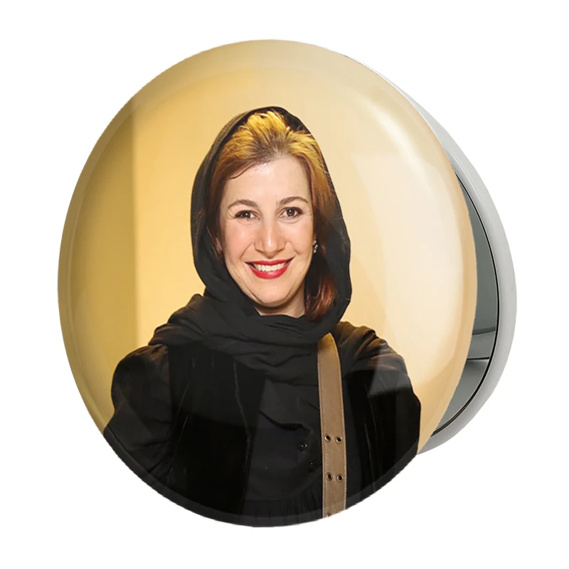 آینه جیبی خندالو طرح لیلی رشیدی مدل تاشو کد 6298 