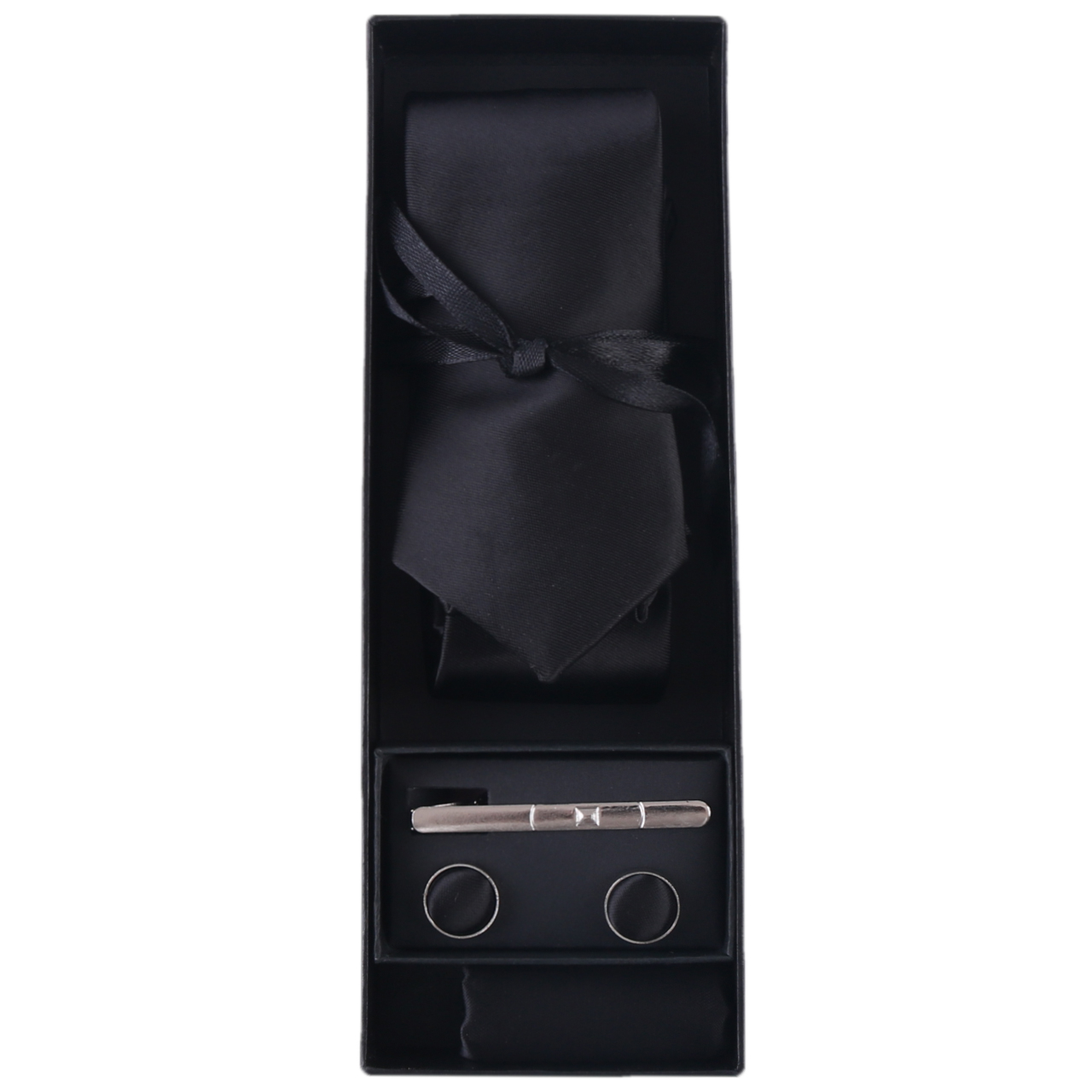 ست کراوات و دستمال جیب و دکمه سردست مردانه مدل FF-101944