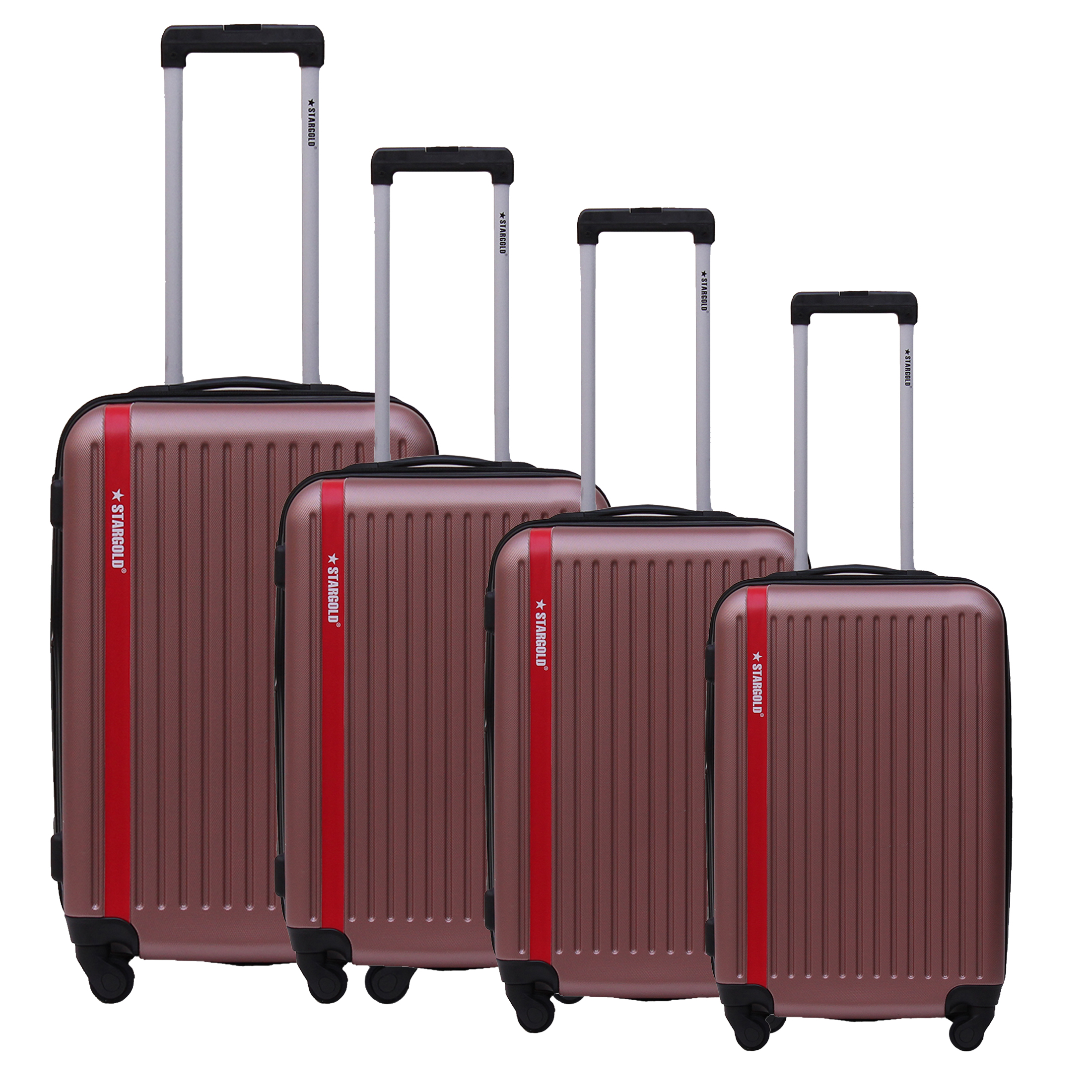 مجموعه چهار عددی چمدان مدل استار گولد 140