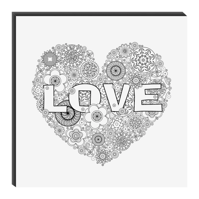 تابلو شاسی میم تیم طرح LOVE مدل TAC0063
