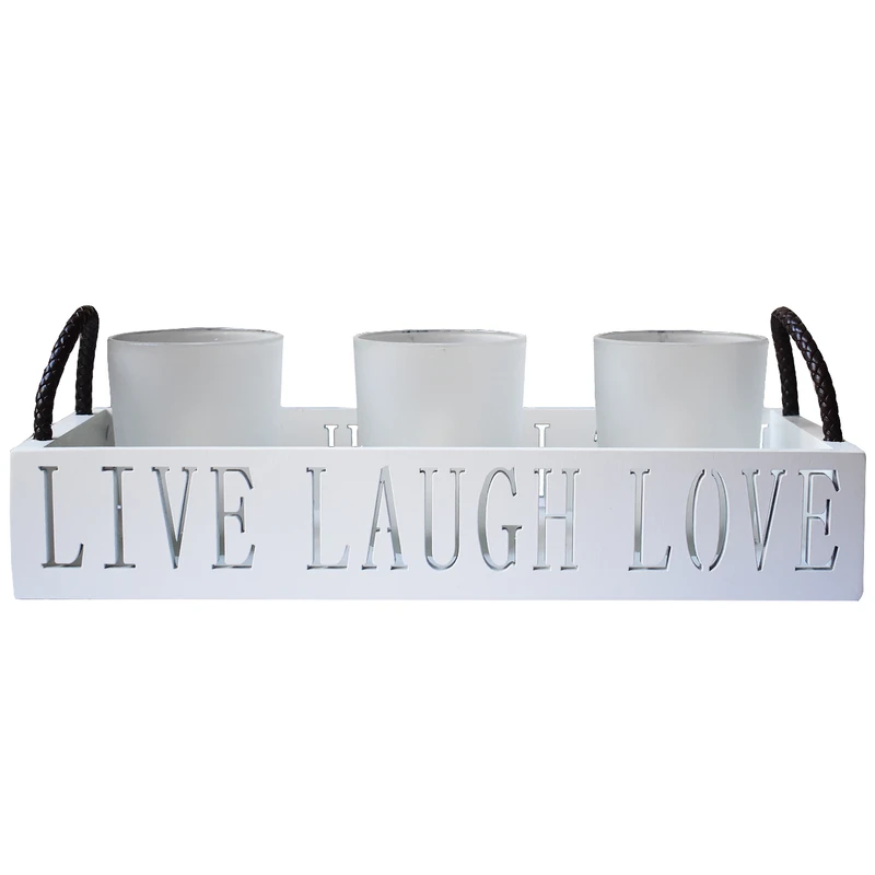 جاشمعی مدل Live Laugh Love