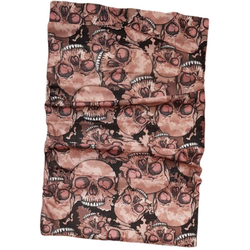 دستمال سر و گردن مدل اسکلت Rokh15