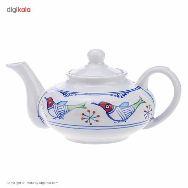 چای خوری چینی کارگاه میبد مروارید طرح خورشید خانم سرویس 16 پارچه