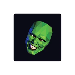 زیر لیوانی طرح جیم کری ماسک مدل MC1641