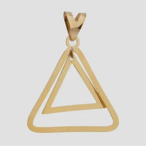 آویز گردنبند طلا 18 عیار زنانه الن نار مدل ELMM1628