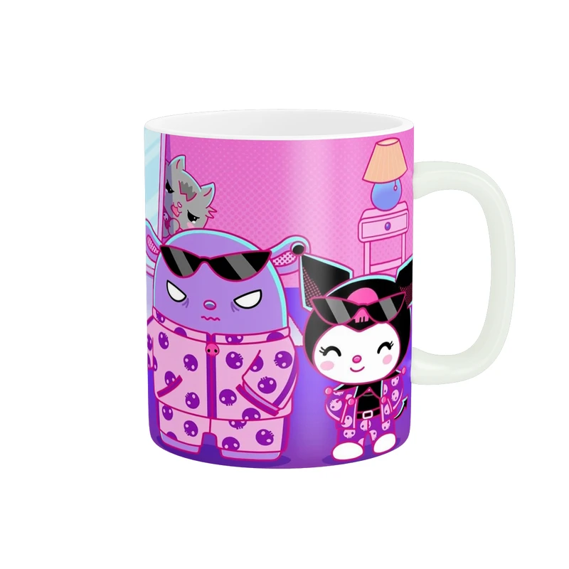 ماگ پادآفرین مدل کارتون کرومی و مای ملودی Kuromi کد PM3374