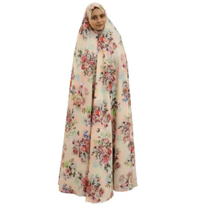 چادر نماز حجاب فاطمی مدل  دسته گل رز سوپر سافت گیاهی کد  bolbe 9770