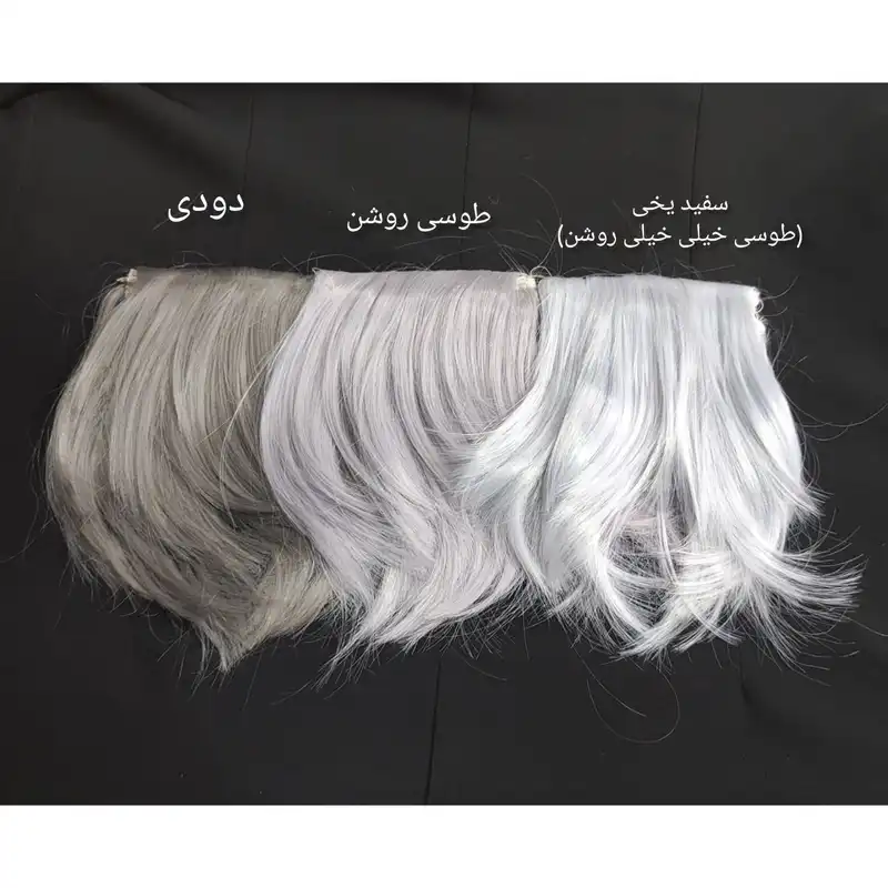 اکستنشن مو زنانه مدل چتری پر پشت