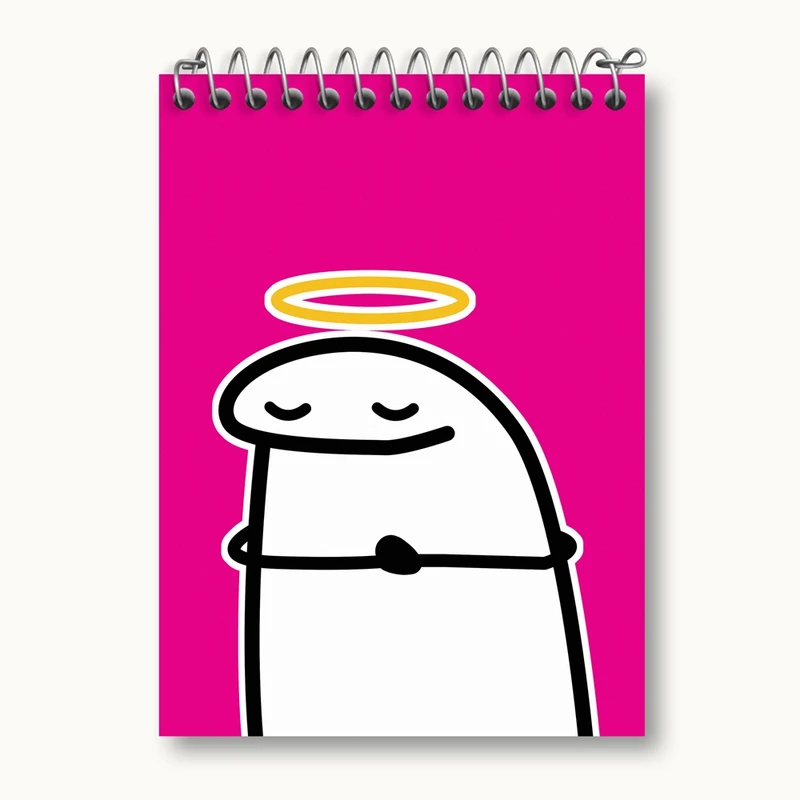 دفتر یادداشت 50 برگ خندالو مدل میقولی کد 28032