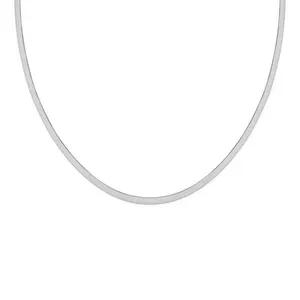 زنجیر نقره زنانه مدل هرینگبون 