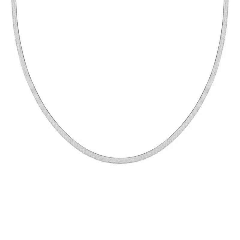 زنجیر نقره زنانه مدل هرینگبون