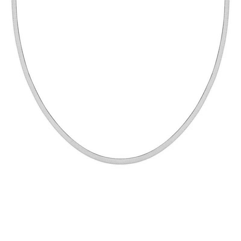 زنجیر نقره زنانه مدل هرینگبون