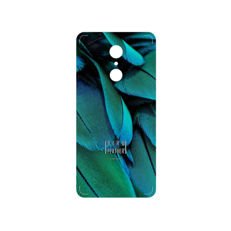 برچسب پوششی ماهوت مدل Green Feather مناسب برای گوشی موبایل شیائومی REDMI 5