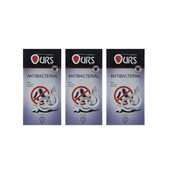 کاندوم اورز مدل Antibacterial And Antifungal سه بسته 12 عددی کاندوم اورز مدل Antibacterial And Antifungal سه بسته 12 عددی
