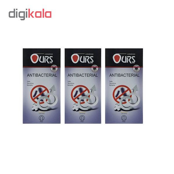 کاندوم اورز مدل Antibacterial And Antifungal سه بسته 12 عددی کاندوم اورز مدل Antibacterial And Antifungal سه بسته 12 عددی