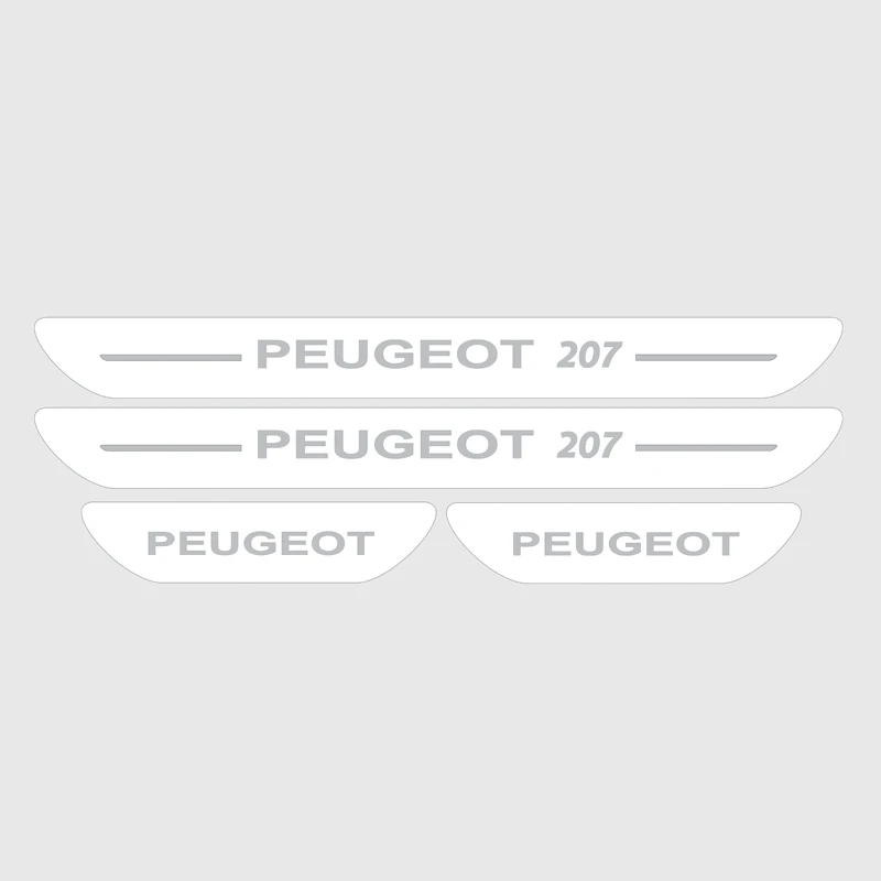 برچسب پارکابی خودرو مدل S167 مناسب برای پژو 207