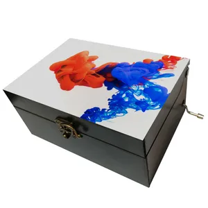 جعبه موزیکال مدل هندلی طرح رنگ در آب کد T1040