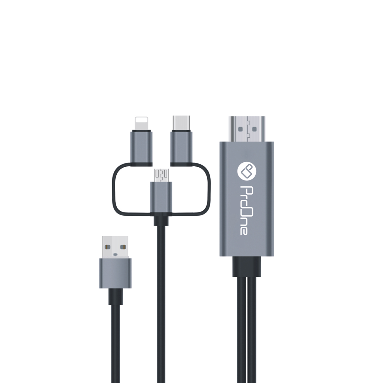 نقد و بررسی کابل تبدیل HDMI به USB-C / microUSB / لایتنینگ پرووان مدل PCH70 طول 1.8متر توسط خریداران