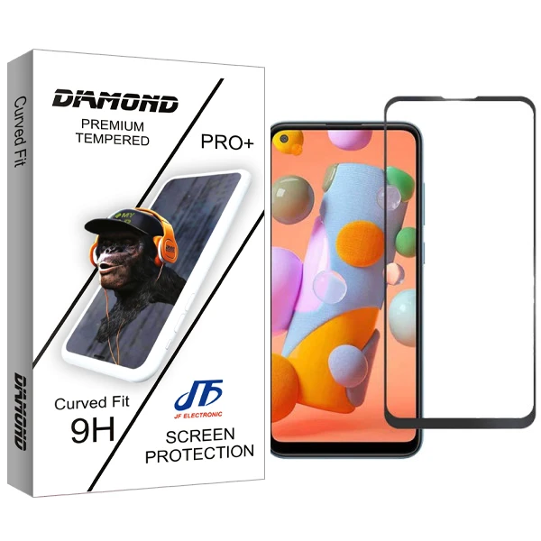 محافظ صفحه نمایش جی اف مدل Diamond glass مناسب برای گوشی موبایل سامسونگ galaxy a11