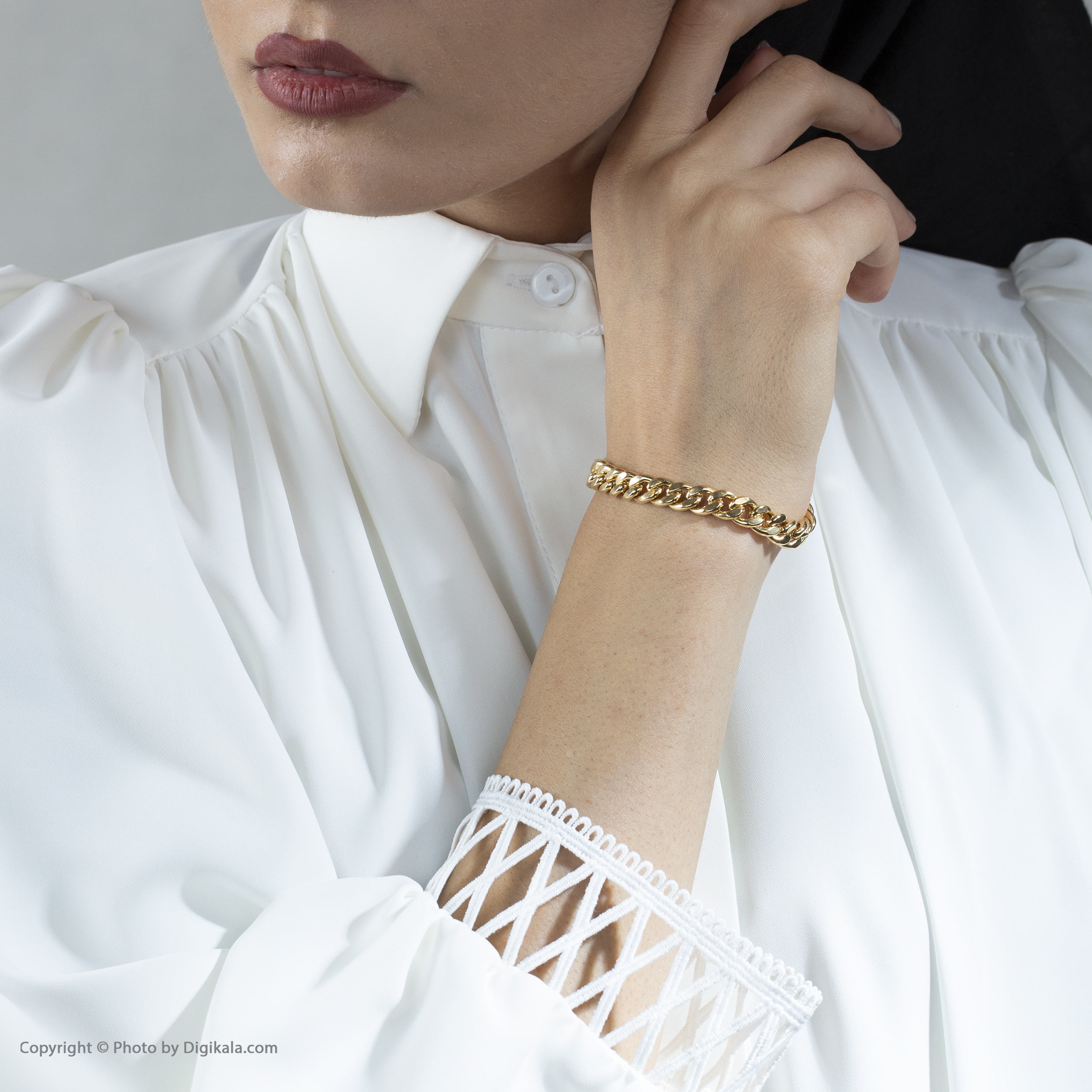 دستبند طلا 18 عیار زنانه مایا ماهک مدل MB0964 -  - 6