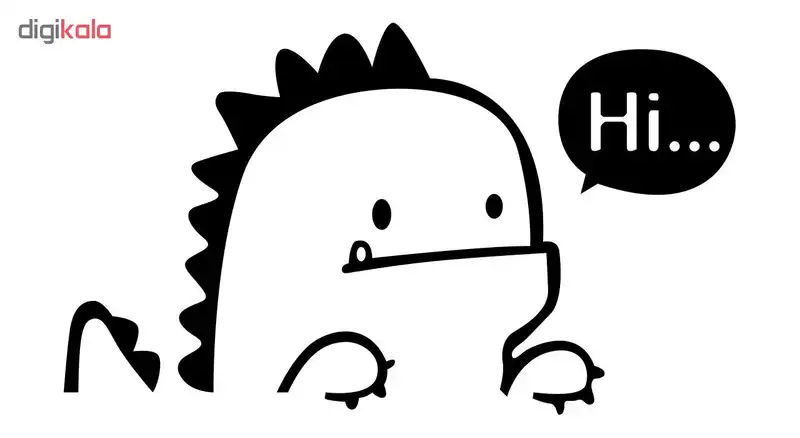 استیکر کلید و پریز طرح دایناسور کد 113