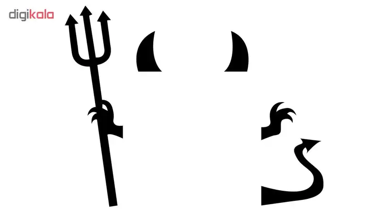 استیکر کلید و پریز طرح شیطان کد 115