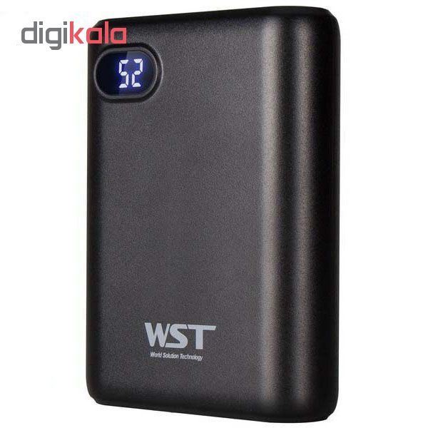 خرید شارژر همراه دبلیو اس تی مدل DL-518 با ظرفیت 10000 میلی آمپر ساعت با قیمت مناسب