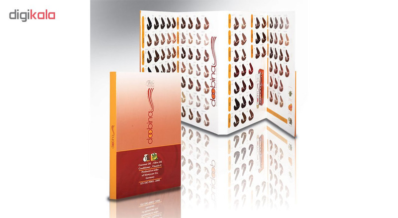 رنگ موی دوبینا شماره C5-6.1 حجم 100 میلی لیتر رنگ بلوند دودی تیره