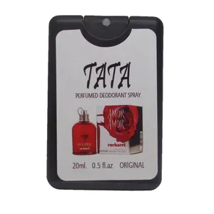 عطر جیبی زنانه تاتا مدل amoramor حجم 20 میلی لیتر