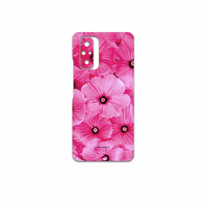 برچسب پوششی ماهوت مدل Pink-Flower مناسب برای گوشی موبایل شیائومی Redmi Note 10 Pro