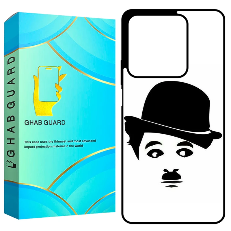 کاور قاب گارد طرح چارلی چاپلین مدل GCHPN134 مناسب برای گوشی موبایل شیائومی Redmi Note 13 4G