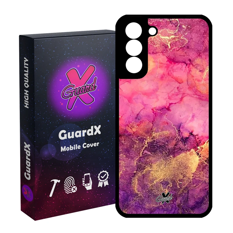 کاور گارد ایکس طرح ماربل مدل Glass10283 مناسب برای گوشی موبایل سامسونگ Galaxy S21 FE