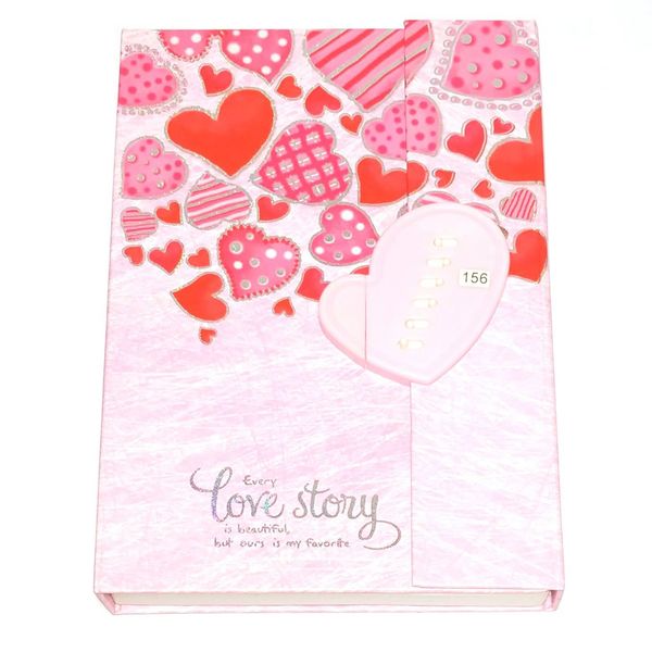 مشخصات قیمت و خرید دفتر خاطرات رمز دار طرح Love Story دیجی کالا