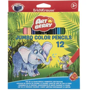 مداد رنگی 12 رنگ اریک کراوزه مدل Jumbo