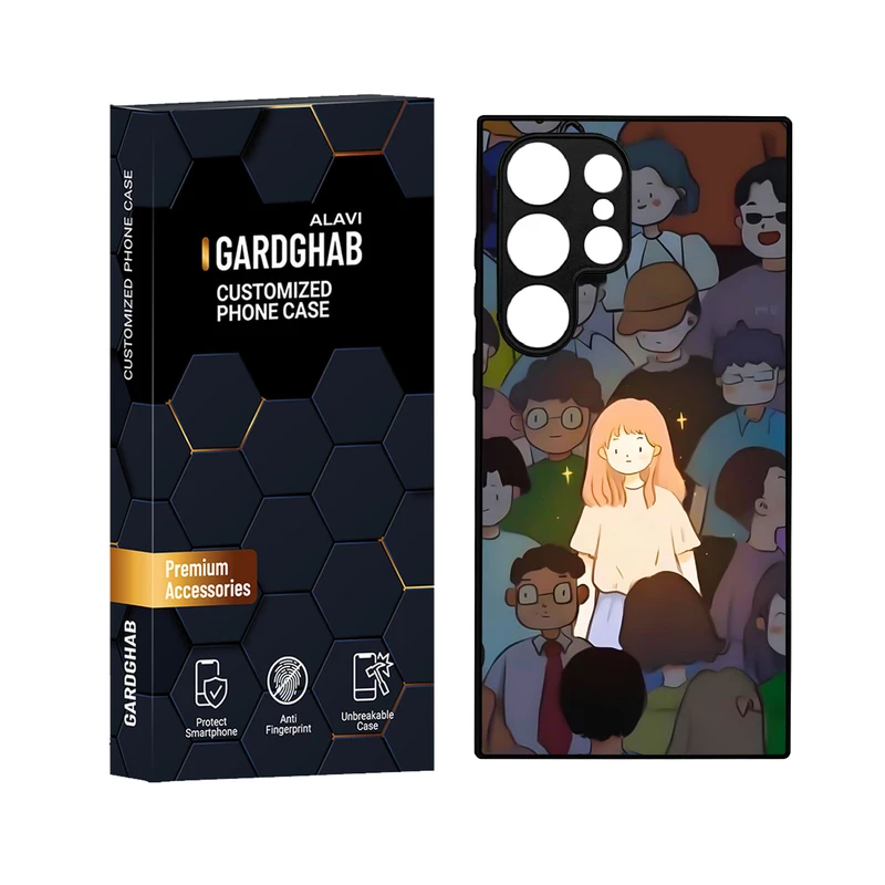 کاور گارد قاب علوی مدل دور ژله ای مناسب برای گوشی موبایل سامسونگ Galaxy S24 Ultra