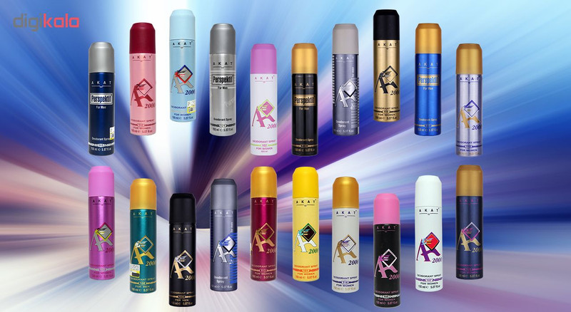 اسپری خوشبو کننده بدن مردانه آکات بلک افغانو کد 106