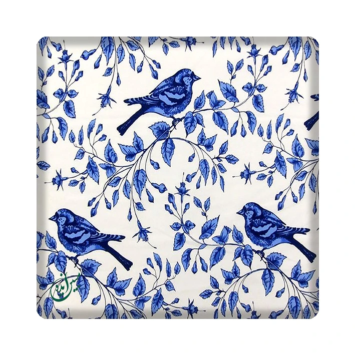 کاشی مبین ایده مدل گل و مرغ kh10 کد 1521