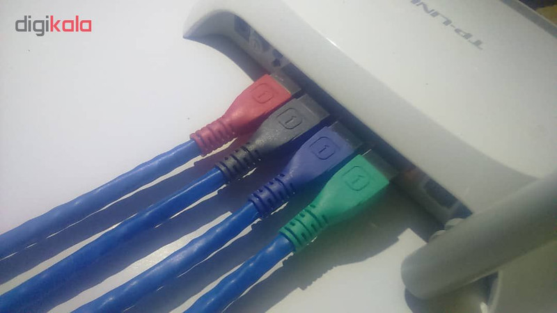 پچ کورد cat 6 UTP مدل مسی 5رنگ بسته 5 عددی