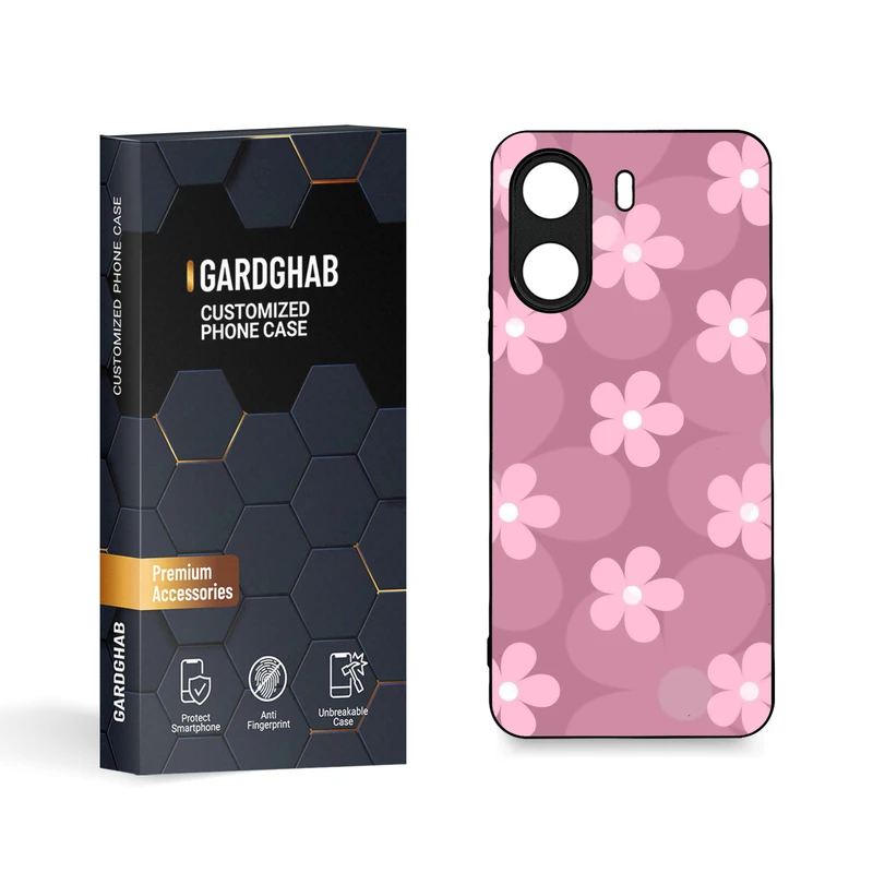 کاور گارد قاب مدل گل مناسب برای گوشی موبایل شیائومی Redmi 13C 4G / Poco C65
